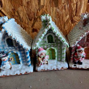 Ceramic Gingerbread houses